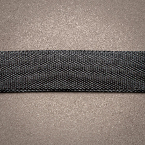 Elastique Large 20 mm effet satiné brillant (ref.2R02.20) noir (100m)